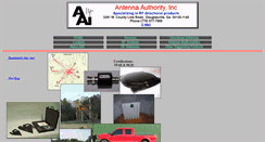 Desktop Screenshot of antennaauthorityinc.com